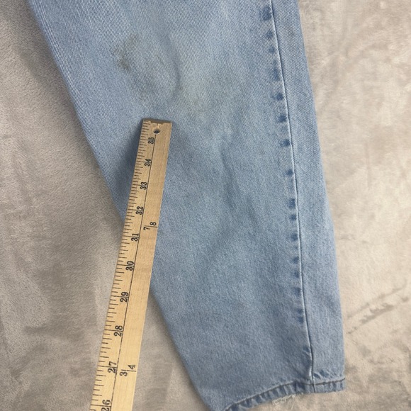 Levi's 560 Orange Tab Vintage 1997 Light Wash Jeans Loose Tapered Mens 29x28 - Picture 8 of 12